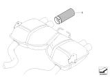 Diagram for BMW M3 Tail Pipe - 18107842862