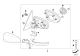 Diagram for BMW X6 Side View Mirrors - 51167181179