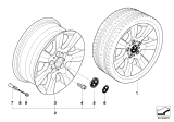 Diagram for 2004 BMW 325Ci Alloy Wheels - 36116766734