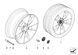 Diagram for 2006 BMW 325i Alloy Wheels - 36116775594