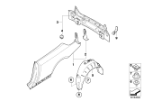 Diagram for 2008 BMW M3 Fender Splash Shield - 51718044647