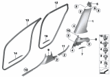 Diagram for BMW X6 Weather Strip - 51727333605