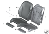 Diagram for BMW X3 Seat Cushion Pad - 52106994373