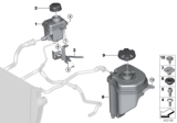 Diagram for BMW X6 Coolant Reservoir - 17138621092