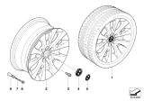 Diagram for 2008 BMW X3 Alloy Wheels - 36113417395