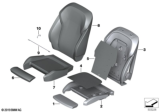 Diagram for 2020 BMW 330i Seat Cushion Pad - 52106994383
