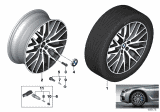 Diagram for BMW 530e xDrive Alloy Wheels - 36116874828