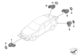 Diagram for 2013 BMW 640i Parking Assist Distance Sensor - 66209233036