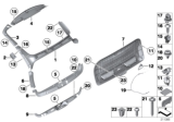 Diagram for BMW 550i GT xDrive Door Latch Cable - 51247238658