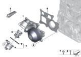 Diagram for 2015 BMW X3 Water Pump - 11518516204