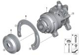 Diagram for 2011 BMW X6 Power Steering Pump - 32416796456
