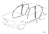 Diagram for BMW 325e Door Seal - 51711876152