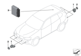 Diagram for BMW 650i xDrive Gran Coupe Parking Assist Distance Sensor - 66209235139