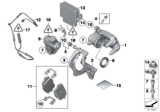 Diagram for BMW Alpina B6 xDrive Gran Coupe Brake Pads - 34216775346