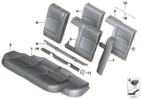 Diagram for 2011 BMW 528i Seat Cushion Pad - 52209162836