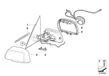 Diagram for 2007 BMW X3 Mirror Cover - 51163412282