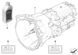 Diagram for BMW 330i Transmission Assembly - 23007532498