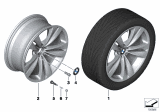 Diagram for 2014 BMW 740i Alloy Wheels - 36116788705