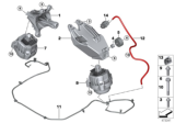 Diagram for BMW X3 Motor And Transmission Mount - 22116870760
