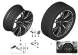 Diagram for 2019 BMW M5 Alloy Wheels - 36118073849