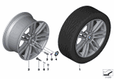 Diagram for BMW X5 Alloy Wheels - 36117842183