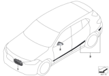 Diagram for BMW X2 Mirror Cover - 51162456017