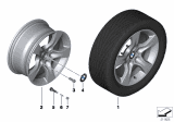 Diagram for 2012 BMW 335i Alloy Wheels - 36116791479