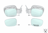 Diagram for 2009 BMW X3 Side View Mirrors - 51163455597