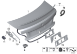 Diagram for BMW 230i Tailgate Lift Support - 51247304556