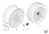 Diagram for 2009 BMW 323i Alloy Wheels - 36116783629