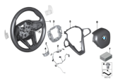 Diagram for BMW 840i xDrive Gran Coupe Steering Wheel - 32306866466