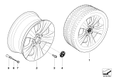 Diagram for 2013 BMW X5 Alloy Wheels - 36116772247