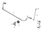 Diagram for 2014 BMW X1 Sway Bar Bracket - 31306787017