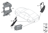 Diagram for 2018 BMW 330e Parking Assist Distance Sensor - 66326884288