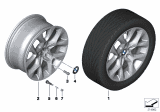 Diagram for BMW X5 Alloy Wheels - 36116788007