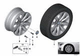 Diagram for BMW 320i xDrive Alloy Wheels - 36116796240