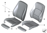 Diagram for BMW X3 Seat Cushion Pad - 52107240058