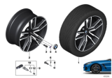 Diagram for 2019 BMW Z4 Alloy Wheels - 36118091763