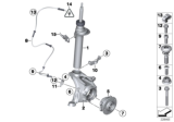 Diagram for 2014 BMW X3 Shock Absorber - 31316796315