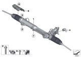 Diagram for 2006 BMW 325xi Rack and Pinions - 32106777473