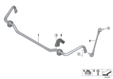 Diagram for 2020 BMW X3 Sway Bar Kit - 31356885926