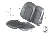 Diagram for BMW X3 Seat Cushion Pad - 52106994372