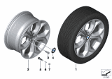 Diagram for BMW X5 Alloy Wheels - 36106788008