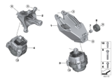 Diagram for BMW X3 Motor And Transmission Mount - 22116860496