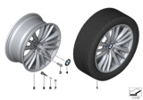 Diagram for 2013 BMW 640i Alloy Wheels - 36116791383