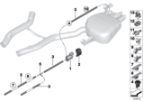 Diagram for BMW ActiveHybrid 7 Exhaust Hanger - 18307551543