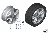 Diagram for 2013 BMW 650i Gran Coupe Alloy Wheels - 36117848572