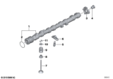 Diagram for 2003 BMW 745Li Camshaft - 11317570499