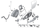 Diagram for BMW 330i xDrive Door Latch Cable - 51227259836