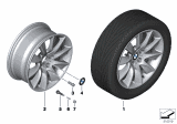 Diagram for 2015 BMW 650i Gran Coupe Alloy Wheels - 36116790174